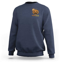 Halloween Couple Matching Sweatshirt Pumpqueen Funny Spooky Pumpkin - Wonder Print Shop