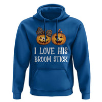 Halloween Couple Matching Hoodie I Love His Broom Stick - Wonder Print Shop