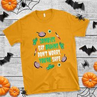 Funny Halloween T Shirt Zombies Eat Brains So You're Safe - Wonder Print Shop