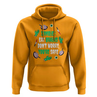 Funny Halloween Hoodie Zombies Eat Brains So You're Safe - Wonder Print Shop