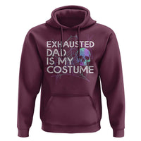 Funny Halloween Exhausted Dad Is My Costume Hoodie