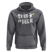 Funny Halloween Beer Hoodie Trick Or Beer Drinking Ghost