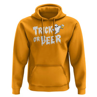 Funny Halloween Beer Hoodie Trick Or Beer Drinking Ghost