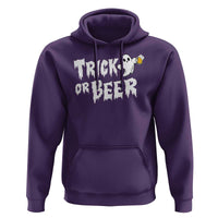 Funny Halloween Beer Hoodie Trick Or Beer Drinking Ghost