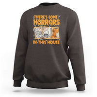 Funny Halloween Sweatshirt There's Some Horrors In This House - Wonder Print Shop