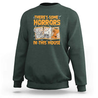 Funny Halloween Sweatshirt There's Some Horrors In This House - Wonder Print Shop