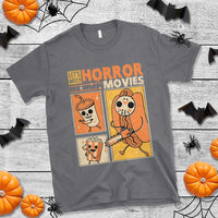 Funny Halloween T Shirt Lets Watch Horror Movies - Wonder Print Shop