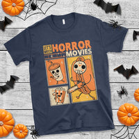 Funny Halloween T Shirt Lets Watch Horror Movies - Wonder Print Shop