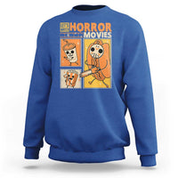 Funny Halloween Sweatshirt Lets Watch Horror Movies - Wonder Print Shop