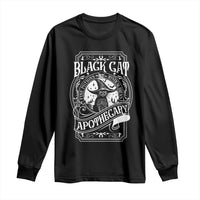Black Cat Witch Long Sleeve Shirt Salem Apothecary Halloween