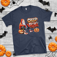 Funny Halloween Hip Hop T Shirt Creep It Real Cool Ghost Old School - Wonder Print Shop