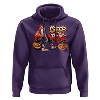 Funny Halloween Hip Hop Hoodie Creep It Real Cool Ghost Old School