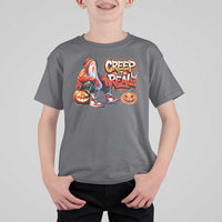 Funny Halloween Hip Hop T Shirt For Kid Creep It Real Cool Ghost Old School - Wonder Print Shop