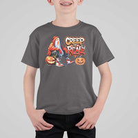 Funny Halloween Hip Hop T Shirt For Kid Creep It Real Cool Ghost Old School - Wonder Print Shop