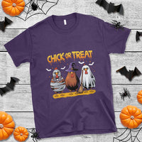 Funny Halloween T Shirt Chick Or Treat Spooky Chicken - Wonder Print Shop