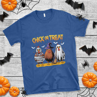 Funny Halloween T Shirt Chick Or Treat Spooky Chicken - Wonder Print Shop