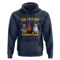 Funny Halloween Hoodie Chick Or Treat Spooky Chicken