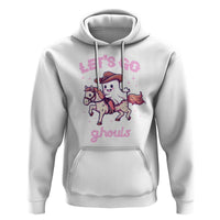 Halloween Cowboy Hoodie Let's Go Ghouls Ghost Riding Horse