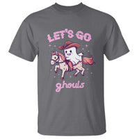 Halloween Cowboy T Shirt Let's Go Ghouls Ghost Riding Horse - Wonder Print Shop