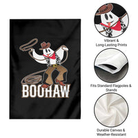Halloween Cowboy Garden Flag BooHaw Western Ghost - Wonder Print Shop