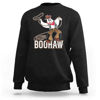 Halloween Cowboy Sweatshirt BooHaw Western Ghost - Wonder Print Shop