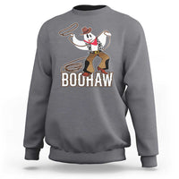 Halloween Cowboy Sweatshirt BooHaw Western Ghost - Wonder Print Shop