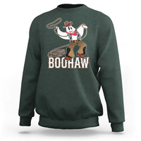 Halloween Cowboy Sweatshirt BooHaw Western Ghost - Wonder Print Shop