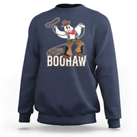 Halloween Cowboy Sweatshirt BooHaw Western Ghost - Wonder Print Shop