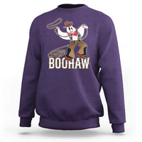 Halloween Cowboy Sweatshirt BooHaw Western Ghost - Wonder Print Shop