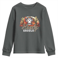 Halloween Cowboy Youth Sweatshirt Howdy Ghouls Funny Western Ghost