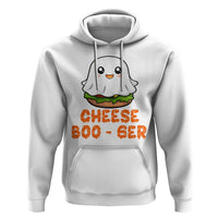 Funny Halloween Hoodie Cheese Boo-ger Cute Hamburger Ghost