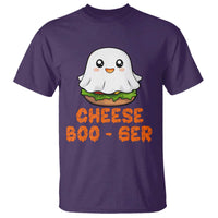 Funny Halloween T Shirt Cheese Boo-ger Cute Hamburger Ghost - Wonder Print Shop