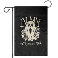Funny Halloween Garden Flag In  My Introvert Era Ghost - Wonder Print Shop