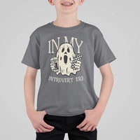 Funny Halloween T Shirt For Kid In  My Introvert Era Ghost - Wonder Print Shop