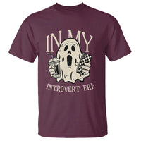 Funny Halloween T Shirt In My Introvert Era Ghost - Wonder Print Shop