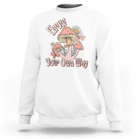 Grow Your Own Way Mushroom Level Up Sweatshirt - Wonder Print Shop