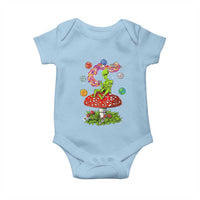 Outer Space Funny Alien Smoking Baby Onesie