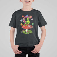 Outer Space Funny Alien Smoking T Shirt For Kid