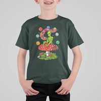Outer Space Funny Alien Smoking T Shirt For Kid