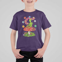 Outer Space Funny Alien Smoking T Shirt For Kid