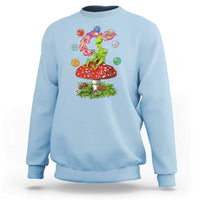 Outer Space Funny Alien Smoking Sweatshirt