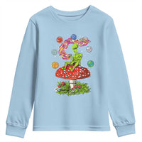 Outer Space Funny Alien Smoking Youth Sweatshirt