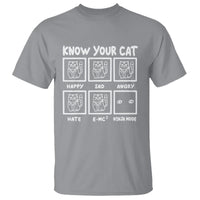 Know Your Cat Happy Sad Angry Hate Or Ninja Mode T Shirt - Wonder Print Shop