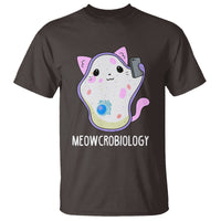 Meowcrobiology Microscopic Cats Science Pet School Biology T Shirt - Wonder Print Shop