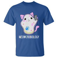 Meowcrobiology Microscopic Cats Science Pet School Biology T Shirt - Wonder Print Shop