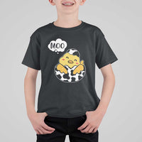 MOO Funny Chicken Fake Cow T Shirt For Kid - Wonder Print Shop