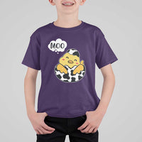 MOO Funny Chicken Fake Cow T Shirt For Kid - Wonder Print Shop