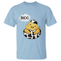 MOO Funny Chicken Fake Cow T Shirt - Wonder Print Shop