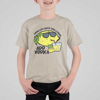 Funny Quotes T Shirt For Kid When Life Fives You Lemons Add Vodka - Wonder Print Shop