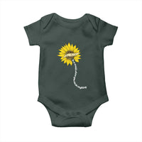 Be Kind Baby Onesie In A World Where You Can Be Anything Sunflower